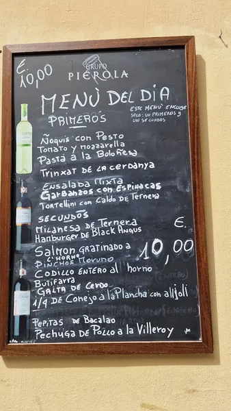menu 2 of Restaurant "la boca aigua"