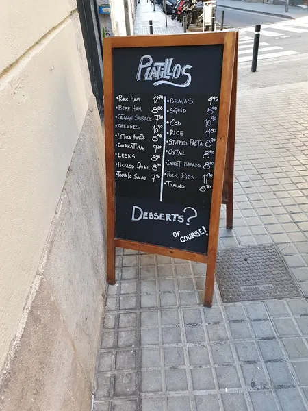 menu 2 of La Platilleria