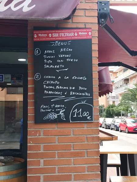 menu 0 of Bar La Viña