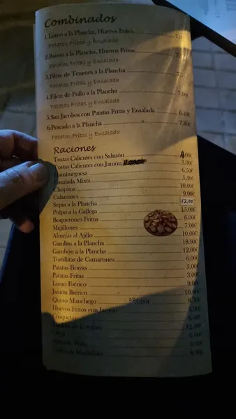 menu 2 of Restaurante La Veguita