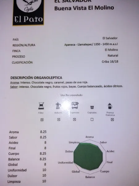 menu 1 of Cafeteria Robusta