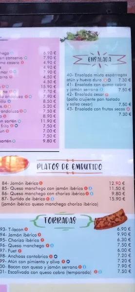 menu 1 of LeChamp