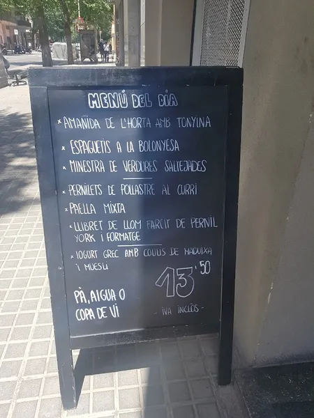 menu 2 of El Comensal