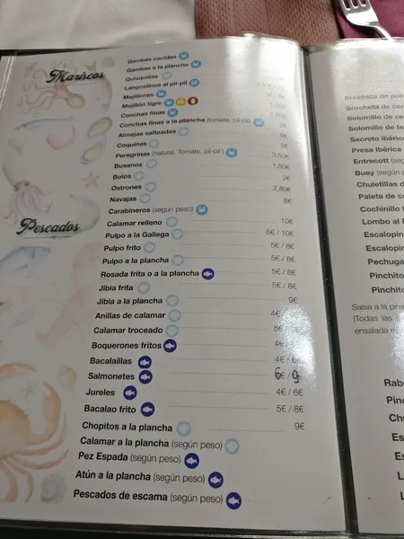 menu 2 of Restaurante Taperia "El Picoteo"