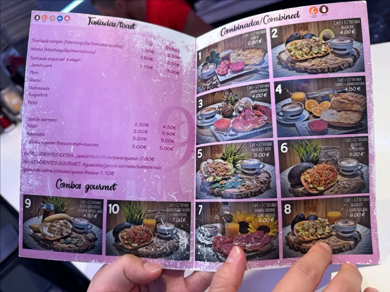 menu 0 of Cafetería Gran Vía 9