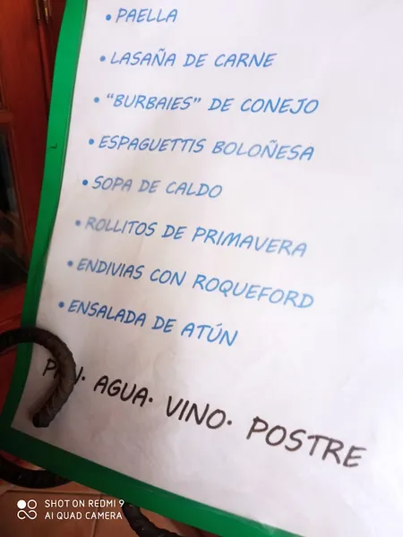 menu 2 of Sa Girgola
