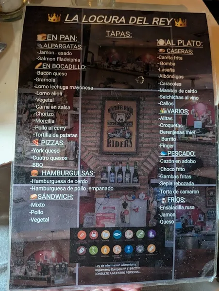 menu 2 of La Locura Del Rey