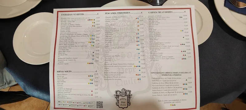 menu 0 of Restaurante Mesón Pepe Quiles