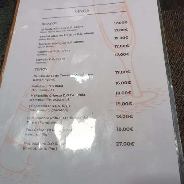 menu 2 of Restaurante Guannabí