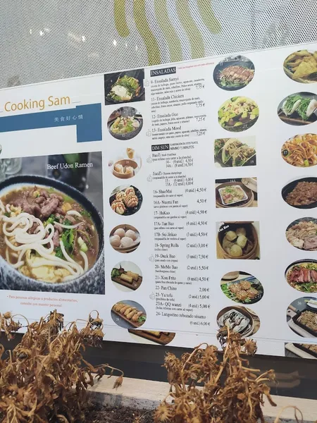 menu 1 of Cooking Sam