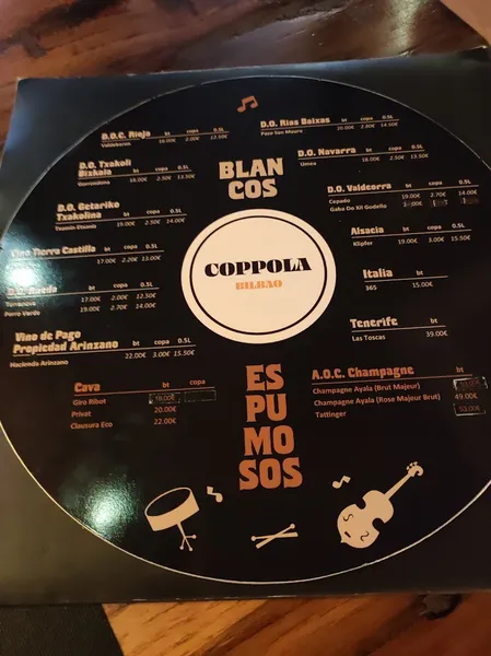 menu 1 of COPPOLA & SOLOMONK (NON STOP KITCHEN)