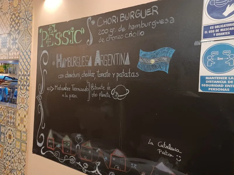 menu 1 of El Pessic