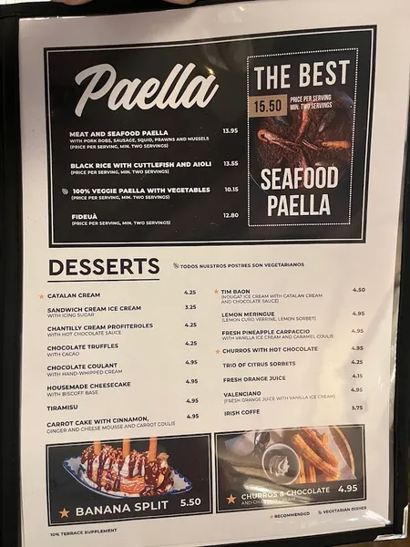 menu 1 of Les Quinze Nits