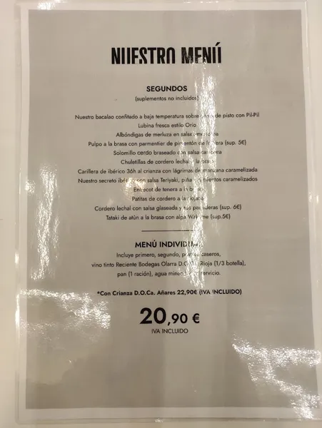 menu 1 of Emociones en Boca