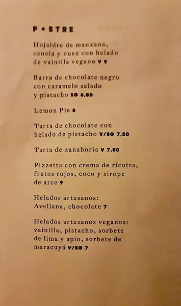 menu 1 of The Green Spot