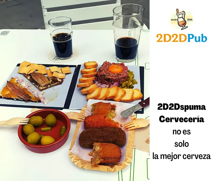 menu 0 of Cervecería 2D2Dspuma - Cervecería