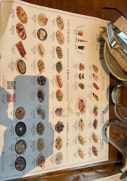 menu 2 of Tapa Tapa Xiringuito