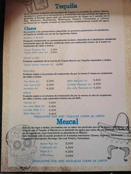 menu 0 of Restaurante Mexicano Tulum