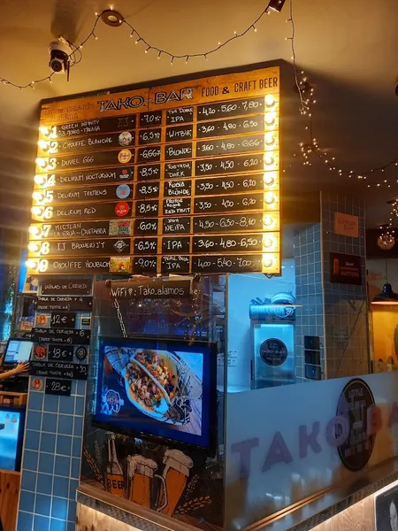 menu 1 of Little Delirium Tako Bar
