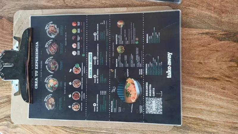 menu 2 of Little Delirium Tako Bar