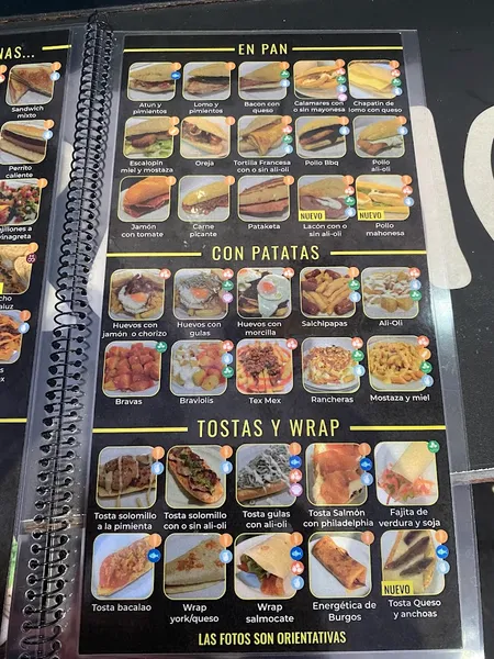 menu 0 of Bar Kaligula's Getafe