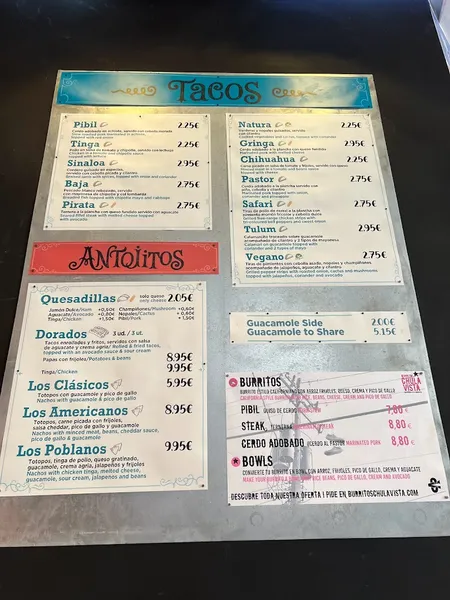 menu 0 of Taco Alto