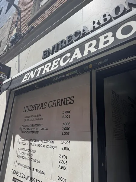 menu 2 of Entrecarbón