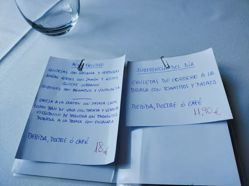 menu 0 of La Churrasqueria