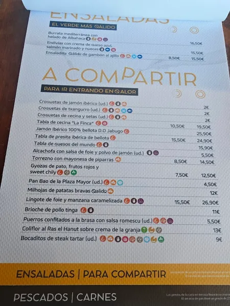 menu 1 of Restaurante Qálido