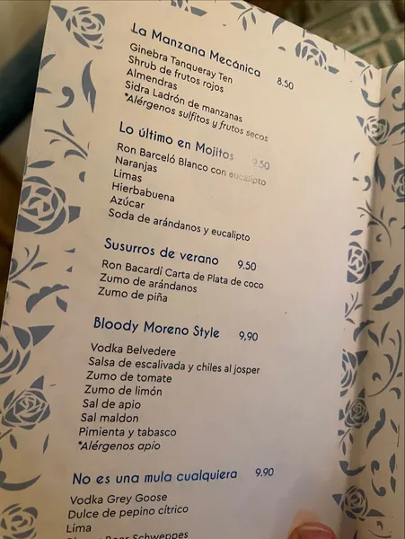menu 0 of Pipa & Co Salamanca
