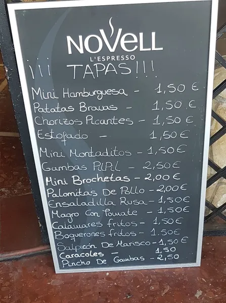 menu 1 of Restaurante Manoli II