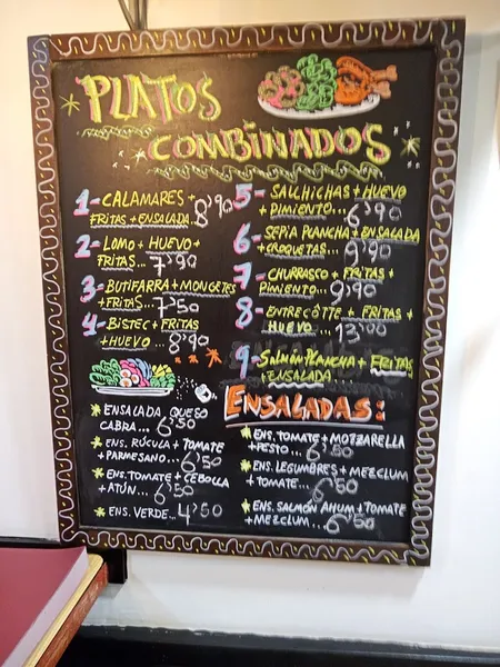 menu 2 of Entre Tablas