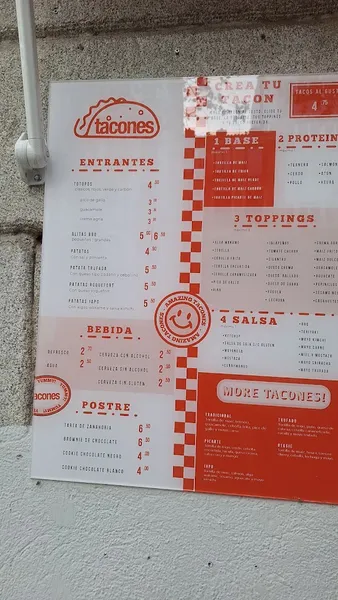 menu 2 of Tacones