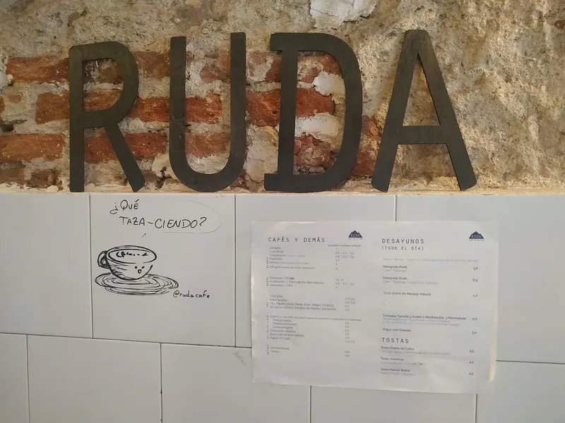 menu 2 of Ruda Café