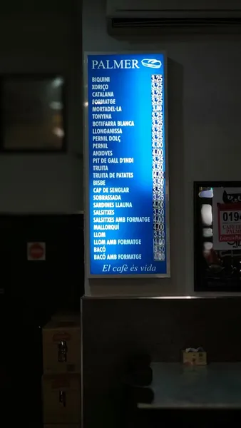 menu 1 of Cafeteria Palmer