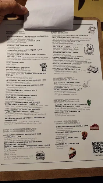 menu 0 of La Trini