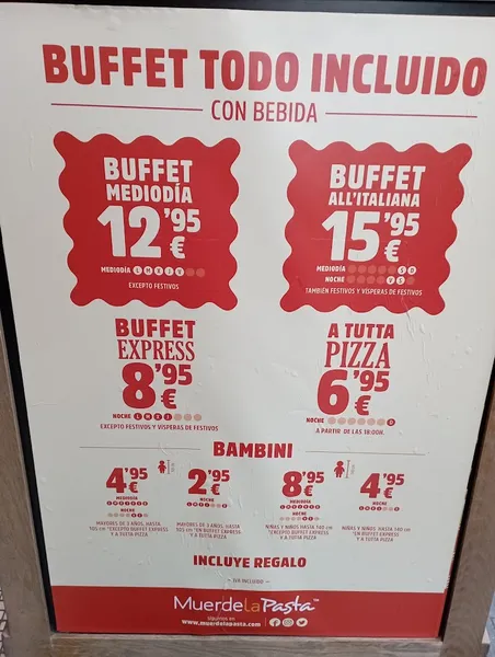 menu 0 of Muerde La Pasta