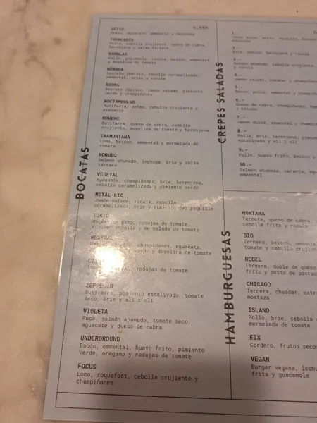menu 2 of Guixot