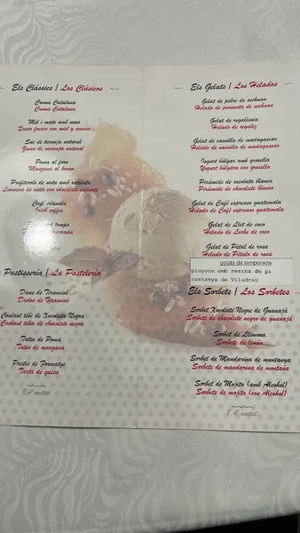 menu 2 of El Pa Torrat