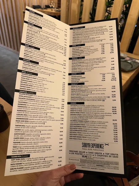 menu 0 of Sibuya Urban Sushi Bar