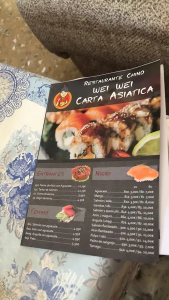 menu 0 of Restaurante Wei Wei