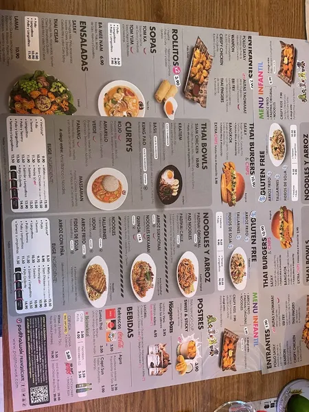 menu 0 of padthaiwok. Madrid - López de Hoyos