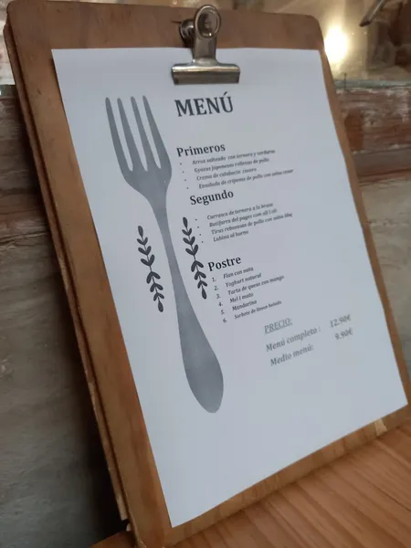 menu 1 of El Patio de mi casa clot