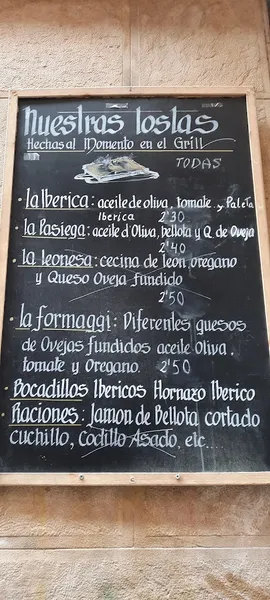 menu 1 of DE BELLOTA
