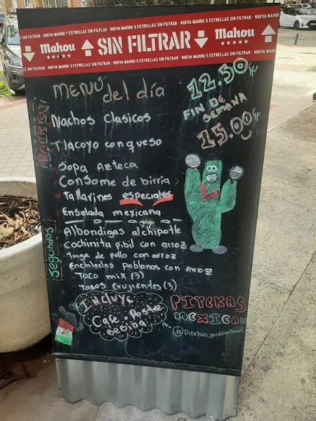 menu 2 of PIREKAS Mexican Food