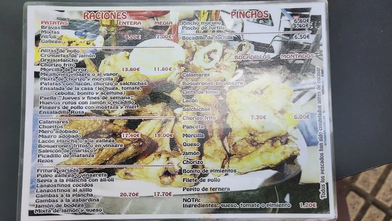 menu 2 of Sapama