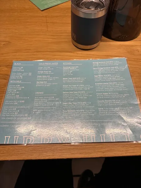 menu 1 of Surry Hills - Specialty Coffee & Australian Brunch