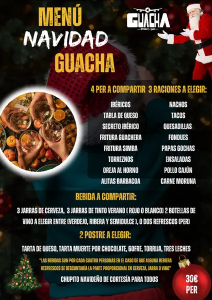 menu 0 of Guacha Bar