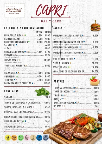 menu 0 of Toque de Duende Bar Cafetería