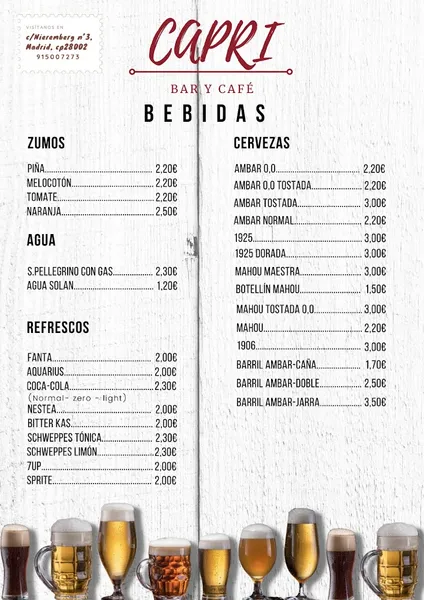 menu 2 of Toque de Duende Bar Cafetería
